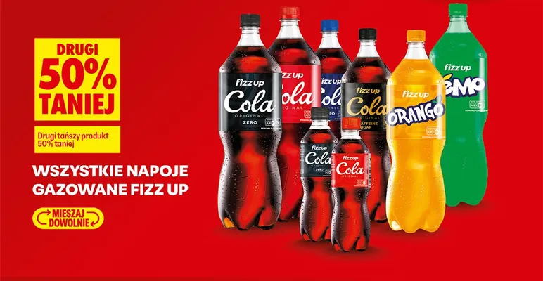 Napoje gazowane Fizz Up promocja w Biedronka