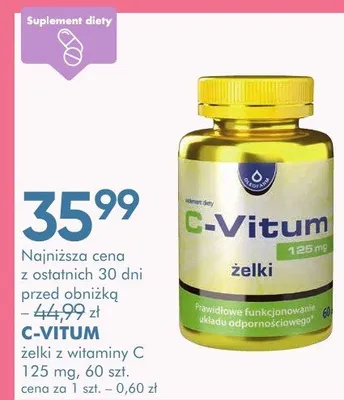 Żelki z witaminą C promocja w Super-Pharm