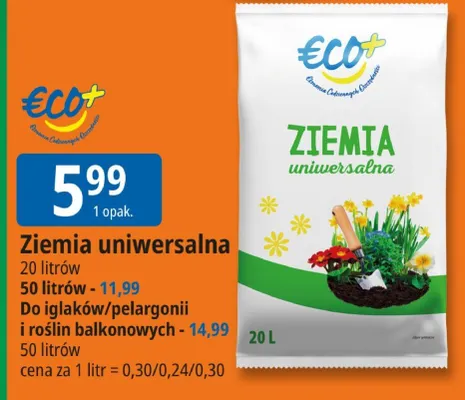 Ziemia uniwersalna promocja w Leclerc