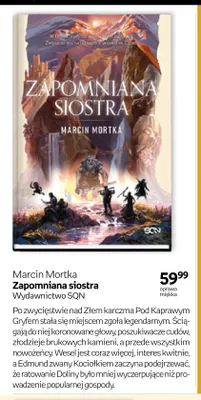 Książka Marcin Mortka Zapomniana siostra promocja w Empik