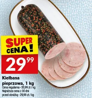 Kiełbasa pieprzowa promocja w Twój Market
