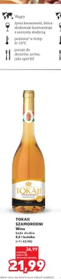 Wino białe słodkie Tokaji Szamorodni promocja w Kaufland