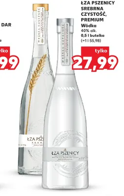 Wódka Łza Pszenicy Srebrna Czystość Premium promocja w Kaufland