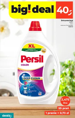 Żel do prania Persil Color Deep Clean promocja w Dealz