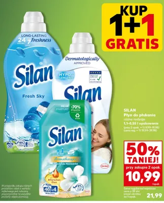 Płyn do płukania Silan Aromatherapie Erfrischende Meeresbrise promocja w Kaufland