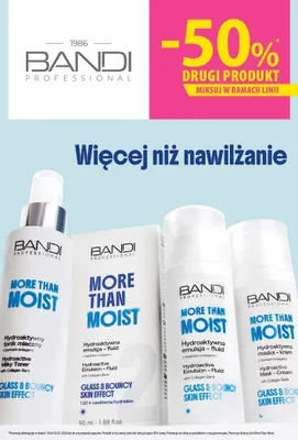 Drugi produkt -50% promocja w Hebe