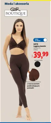 Legginsy damskie Gatta promocja w Lidl