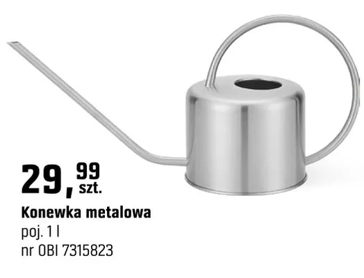 Konewka metalowa promocja w OBI