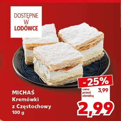 Kremówki z Częstochowy Michaś promocja w Kaufland