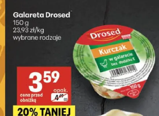 Galareta Drosed promocja w Delikatesy Centrum