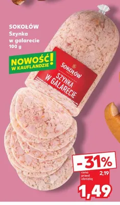 Szynka w galarecie Sokołów promocja w Kaufland