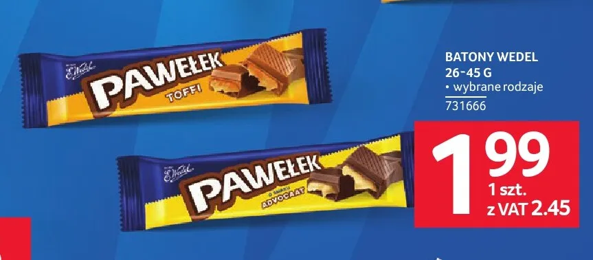 Baton E.Wedel Pawełek Advocaat promocja w Selgros
