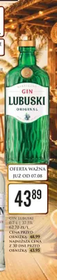 Gin Lubuski Original promocja w Dino