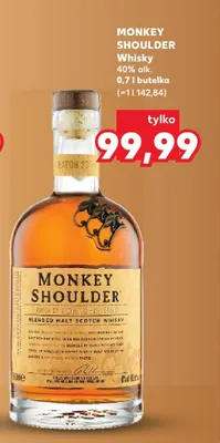 Whisky Monkey Shoulder promocja w Kaufland