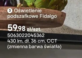 Oświetlenie podszafkowe GoodHome Fidalgo 430lm dł. 36cm CCT promocja w Castorama