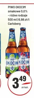 Piwo bezalkoholowe Okocim Granat z Maliną promocja w Sedal