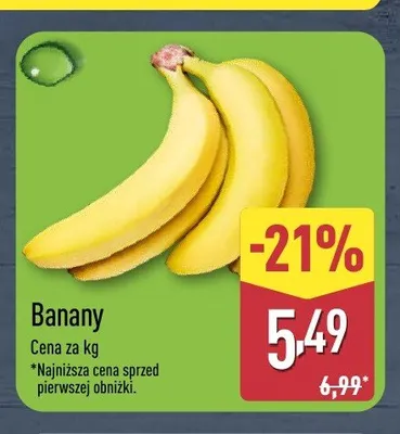 Banany Aldi promocja w Aldi
