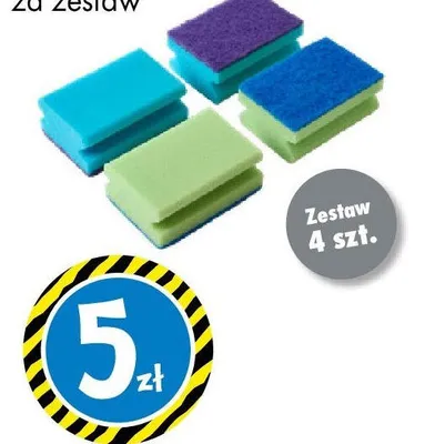 Gąbka do zmywania promocja w Tedi