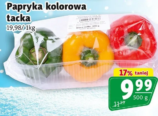 Papryka kolorowa tacka promocja w Prim Market