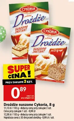 Drożdże suszone promocja w Twój Market