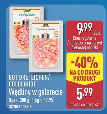 Wedliny w galarecie różne rodzaje promocja w Aldi