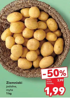 Ziemniaki jadalne, myte promocja w Kaufland