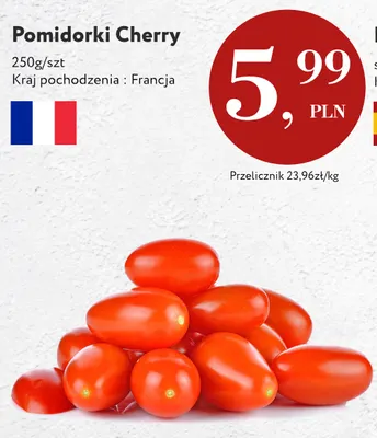 Pomidorki cherry promocja w Market Point