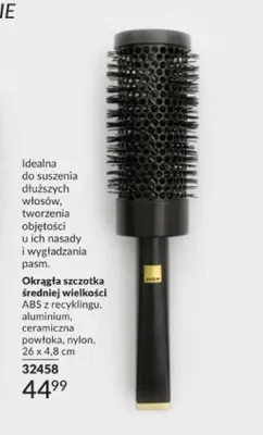 Okrągła szczotka do włosów średniej wielkości Avon promocja w AVON