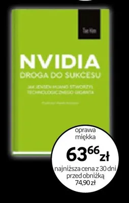 Książka Nvidia droga do sukcesu oprawa miękka promocja w Empik