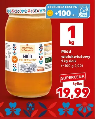 Miód wielokwiatowy K-Stąd Takie Dobre promocja w Kaufland