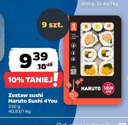 Zestaw sushi Haruto Sushi 4You promocja w Netto