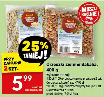 Orzechy ziemne Bakalia promocja w Twój Market