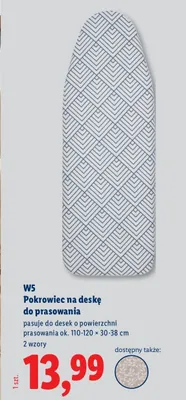 Pokrowiec na deskę do prasowania promocja w Lidl