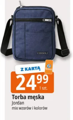 Torba męska Versoli Jordan mix wzorów i kolorów promocja w Leclerc