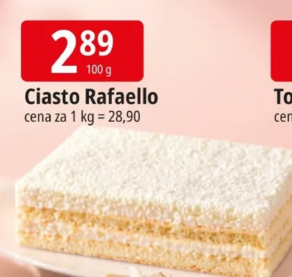 Ciasto Rafaello promocja w Leclerc