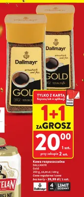 Kawa rozpuszczalna Dallmayr Gold promocja w Intermarche