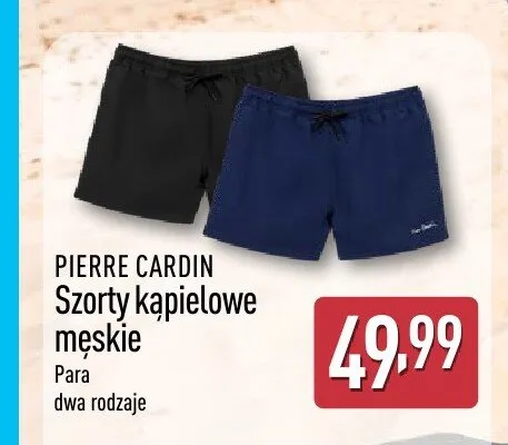 Szorty kąpielowe męskie Pierre Cardin promocja w Aldi