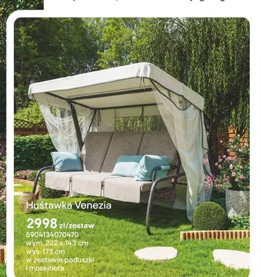 Huśtawka Venezia promocja w Castorama