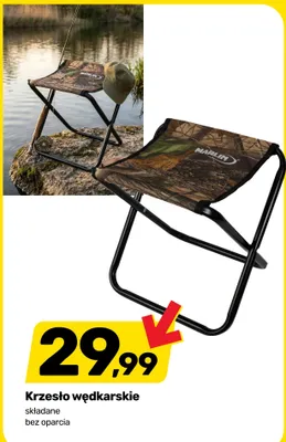 Krzesło wędkarskie składane Marlin promocja w Bricomarche