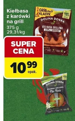 Kiełbaski na raz czosnkowe promocja w Carrefour