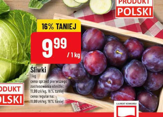 Śliwki promocja w POLOmarket