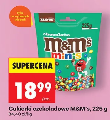 Cukierki czekoladowe minis promocja w Biedronka