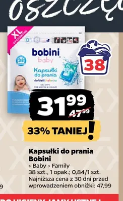 Kapsułki do prania Family Bobini promocja w Netto
