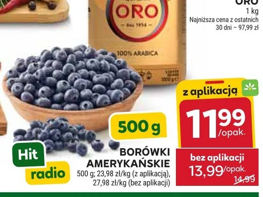Borówki amerykańskie promocja w Stokrotka