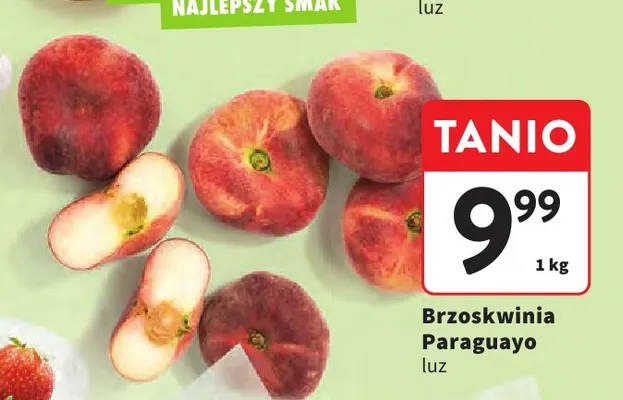 Brzoskwinie Paraguayo promocja w Intermarche