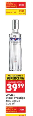 Wódka Stock Prestige promocja w Biedronka