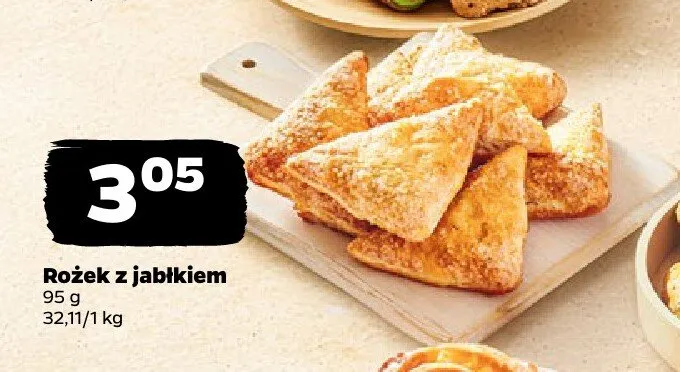 Rożek z jabłkiem promocja w Netto