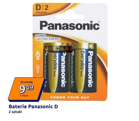 Baterie D, 2 sztuki promocja w Action