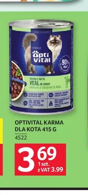 Karma dla kota Optivital promocja w Selgros