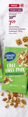 Mieszanka orzechów łuskanych Genuss Plus Edel-Nuss-Mix promocja w Rossmann